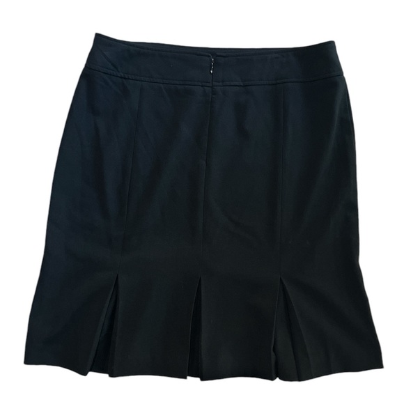 RQT black mini skirt bottom pleated ruffle Sz 10 - Picture 2 of 6